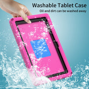For Lenovo Tab M10 3rd Gen 10.1 TB-328 EVA Hard PC Shockproof Tablet Case(RoseRed)