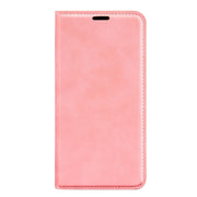 For Xiaomi Poco C40 Retro-skin Magnetic Suction Leather Phone Case(Pink)