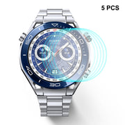 5pcs For Huawei Watch Ultimate ENKAY Hat-Prince 0.2mm 9H Tempered Glass Screen Protector Watch Film
