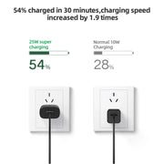 TA800 PD / PPS 25W Type-C Port Charger for Samsung, EU Plug(Black)