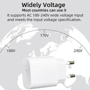 TA800 PD / PPS 25W Type-C Port Charger for Samsung, EU Plug(White)