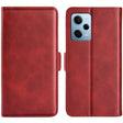 For Xiaomi Redmi Note 12 Pro 5G Global Dual-side Magnetic Buckle Horizontal Flip Leather Phone Case(Red) - free shipping - PMC TechLife - Order now!