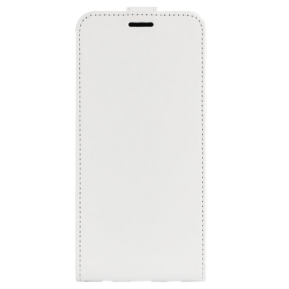 For Motorola Moto G72 R64 Texture Single Vertical Flip Leather Phone Case(White)