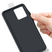 For Motorola Moto G72 R64 Texture Single Vertical Flip Leather Phone Case(White)