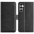 For Samsung Galaxy A34 Dual-side Magnetic Buckle Horizontal Flip Leather Phone Case(Black) - free shipping - PMC TechLife - Order now!