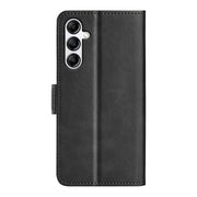 For Samsung Galaxy A34 Dual-side Magnetic Buckle Horizontal Flip Leather Phone Case(Black)