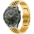 For Huawei Watch GT3 SE Five Bull Half Round Stainless Steel Watch Band + Strap Removal Tool(Gold) -  by PMC TechLife | Online Shopping South Africa | PMC TechLife