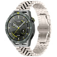 For Huawei Watch GT3 SE Five Bull Half Round Stainless Steel Watch Band + Strap Removal Tool(Starlight Color) - Smart Wear by PMC TechLife | Online Shopping South Africa | PMC TechLife