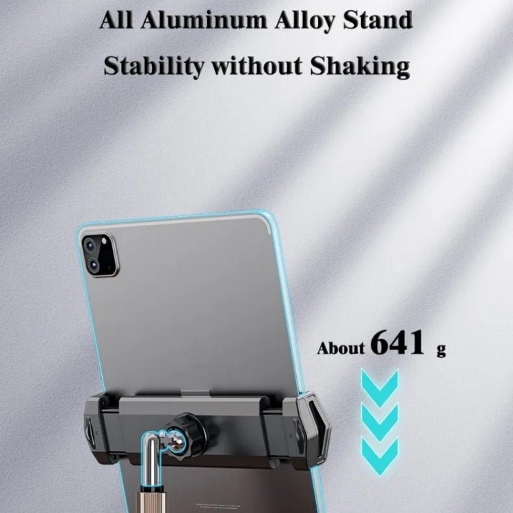 Boneruy P21 Lifting Adjustable Rotating Phone Tablet Desktop Holder(Black)