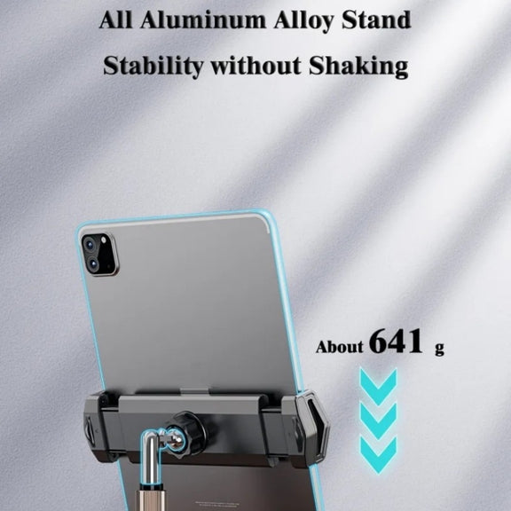 Boneruy P21 Lifting Adjustable Rotating Phone Tablet Desktop Holder(White)