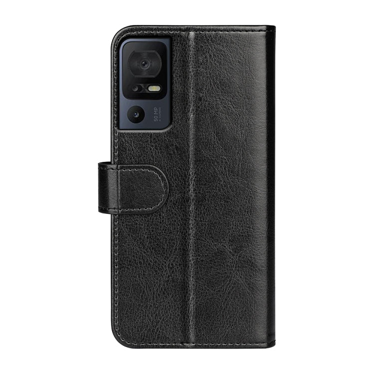 For TCL 40 SE R64 Texture Horizontal Flip Leather Phone Case(Black)