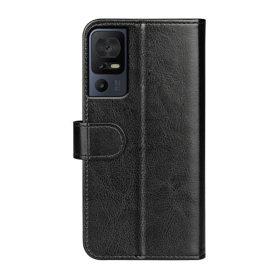 For TCL 40 SE R64 Texture Horizontal Flip Leather Phone Case(Black)