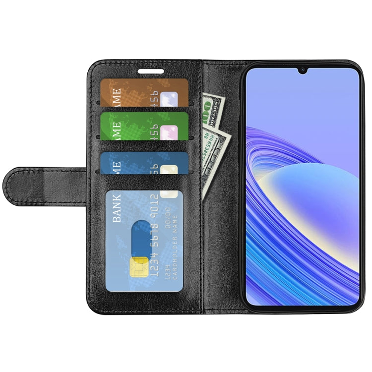 For TCL 40 SE R64 Texture Horizontal Flip Leather Phone Case(Black)