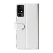 For TCL 40R R64 Texture Horizontal Flip Leather Phone Case(White)