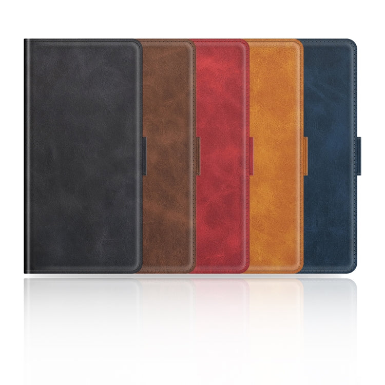 For TCL 40 SE Dual-side Magnetic Buckle Leather Phone Case(Brown)
