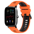 For Amazfit GTS 2 Mini 20mm Sports Two-Color Silicone Watch Band(Orange+Black) -  by PMC TechLife | Online Shopping South Africa | PMC TechLife