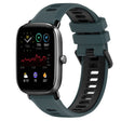 For Amazfit GTS 2 Mini 20mm Sports Two-Color Silicone Watch Band(Olive Green + Black) -  by PMC TechLife | Online Shopping South Africa | PMC TechLife