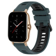 For Amazfit GTS 2 20mm Sports Two-Color Silicone Watch Band(Olive Green + Black) -  by PMC TechLife | Online Shopping South Africa | PMC TechLife