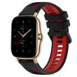 For Amazfit GTS 2 20mm Sports Two-Color Silicone Watch Band(Black+Red) -  by PMC TechLife | Online Shopping South Africa | PMC TechLife