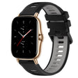 For Amazfit GTS 2 20mm Sports Two-Color Silicone Watch Band(Black+Grey) -  by PMC TechLife | Online Shopping South Africa | PMC TechLife