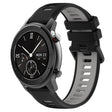 For Amazfit GTR 42mm 20mm Sports Two-Color Silicone Watch Band(Black+Grey) -  by PMC TechLife | Online Shopping South Africa | PMC TechLife