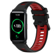 For Honor Watch ES 20mm Sports Two-Color Silicone Watch Band(Black+Red) - Smart Wear by PMC TechLife | Online Shopping South Africa | PMC TechLife