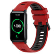 For Honor Watch ES 20mm Sports Two-Color Silicone Watch Band(Red+Black) - Smart Wear by PMC TechLife | Online Shopping South Africa | PMC TechLife
