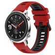 For Amazfit GTR 4 22MM Sports Two-Color Silicone Watch Band(Red+Black) -  by PMC TechLife | Online Shopping South Africa | PMC TechLife