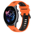 For Amazfit GTR 3 22MM Sports Two-Color Silicone Watch Band(Orange+Black) -  by PMC TechLife | Online Shopping South Africa | PMC TechLife