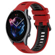 For Amazfit GTR 3 22MM Sports Two-Color Silicone Watch Band(Red+Black) -  by PMC TechLife | Online Shopping South Africa | PMC TechLife