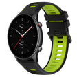For Amazfit GTR 2e 22MM Sports Two-Color Silicone Watch Band(Black+Green) -  by PMC TechLife | Online Shopping South Africa | PMC TechLife