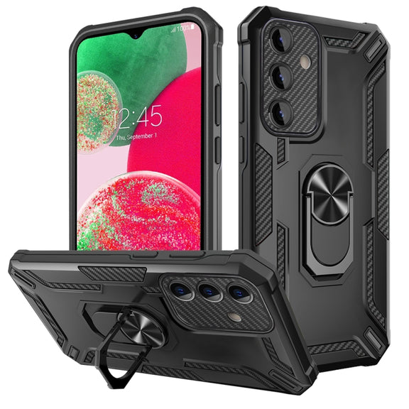 For Samsung Galaxy A54 5G Warship Armor 2 in 1 Shockproof Phone Case(Black)