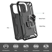 For Samsung Galaxy A54 5G Warship Armor 2 in 1 Shockproof Phone Case(Rose Gold)
