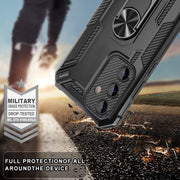 For Samsung Galaxy A54 5G Warship Armor 2 in 1 Shockproof Phone Case(Rose Gold)