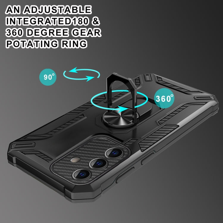 For Samsung Galaxy A54 5G Warship Armor 2 in 1 Shockproof Phone Case(Rose Gold)