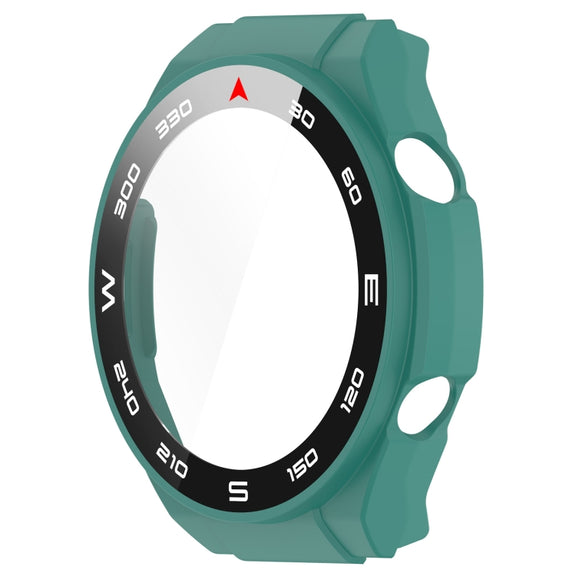 For Huawei Watch Ultimate PC+ Toughened Film Integrated Watch Protective Case(Green)