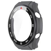 For Huawei Watch Ultimate PC+ Toughened Film Integrated Watch Protective Case(Grey)