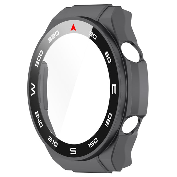 For Huawei Watch Ultimate PC+ Toughened Film Integrated Watch Protective Case(Grey)
