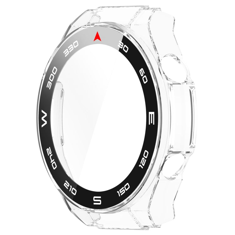 For Huawei Watch Ultimate PC+ Toughened Film Integrated Watch Protective Case(Transparent)