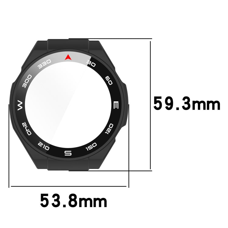For Huawei Watch Ultimate PC+ Toughened Film Integrated Watch Protective Case(Blue)