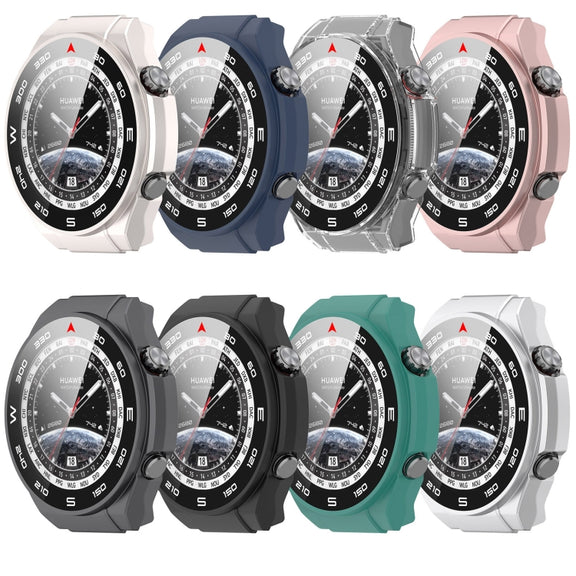 For Huawei Watch Ultimate PC+ Toughened Film Integrated Watch Protective Case(Starlight)