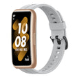 For Huawei Band 7 Solid Color Silicone Watch Band(Grey) - Smart Wear by PMC TechLife | Online Shopping South Africa | PMC TechLife