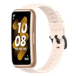 For Huawei Band 7 Solid Color Silicone Watch Band(Pink) - Smart Wear by PMC TechLife | Online Shopping South Africa | PMC TechLife