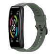 For Huawei Band 6 Solid Color Silicone Watch Band(Green) - Smart Wear by PMC TechLife | Online Shopping South Africa | PMC TechLife