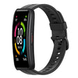 For Huawei Band 6 Solid Color Silicone Watch Band(Black) - Smart Wear by PMC TechLife | Online Shopping South Africa | PMC TechLife