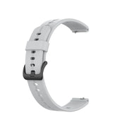 For Huawei Band 6 Solid Color Silicone Watch Band(Grey)