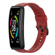 For Huawei Band 6 Solid Color Silicone Watch Band(Red) - Smart Wear by PMC TechLife | Online Shopping South Africa | PMC TechLife