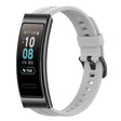 For Huawei Band 3 Solid Color Silicone Watch Band(Grey) - Smart Wear by PMC TechLife | Online Shopping South Africa | PMC TechLife