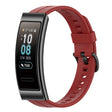 For Huawei Band 3 Solid Color Silicone Watch Band(Red) - Smart Wear by PMC TechLife | Online Shopping South Africa | PMC TechLife