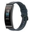For Huawei Band 3 Solid Color Silicone Watch Band(Midnight Blue) - Smart Wear by PMC TechLife | Online Shopping South Africa | PMC TechLife